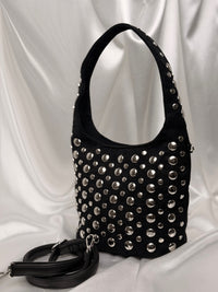 Sac à clous argenté