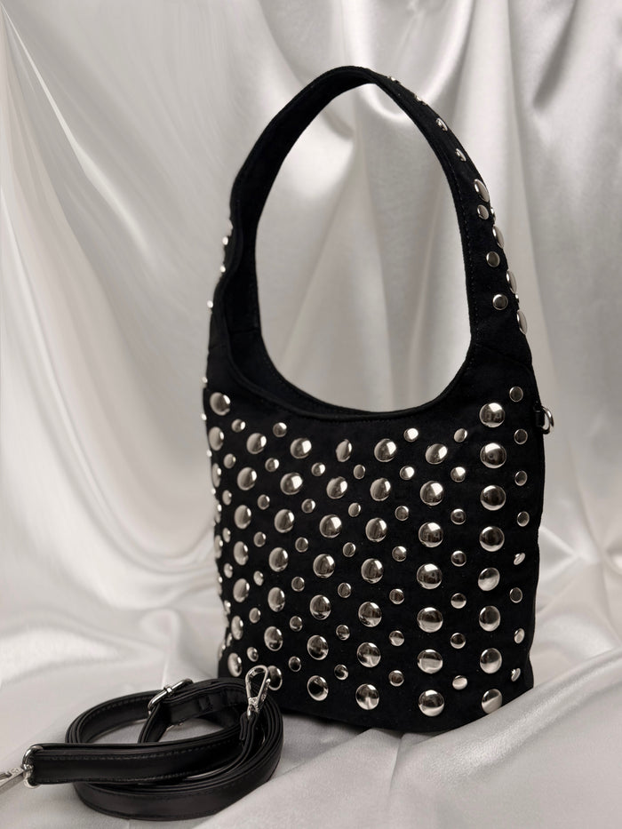 Sac à clous argenté