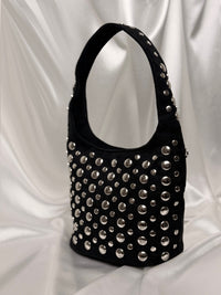 Sac à clous argenté