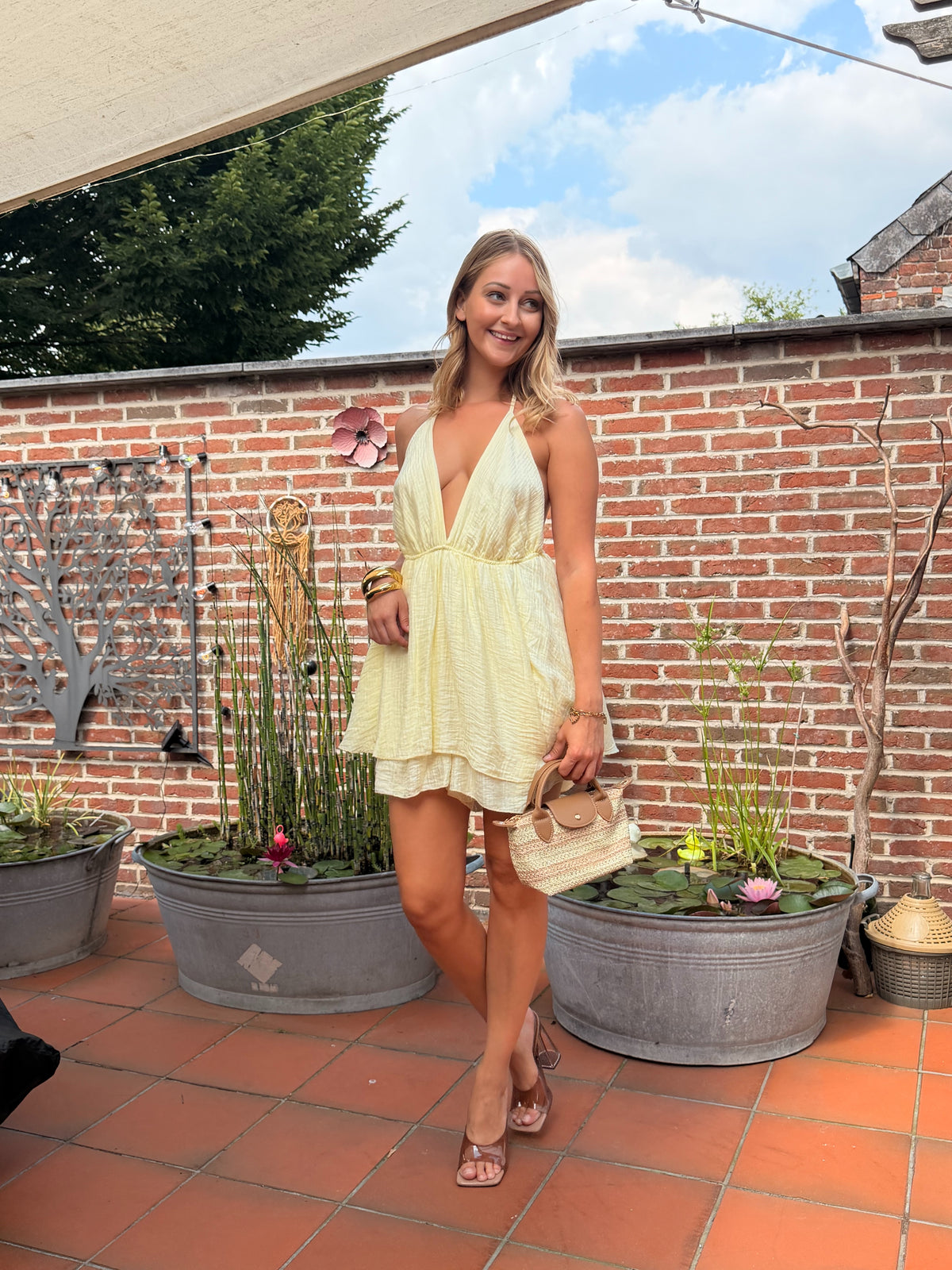 Combishort effet jupe