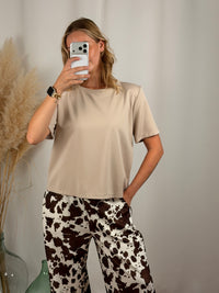 T-shirt à épaulettes