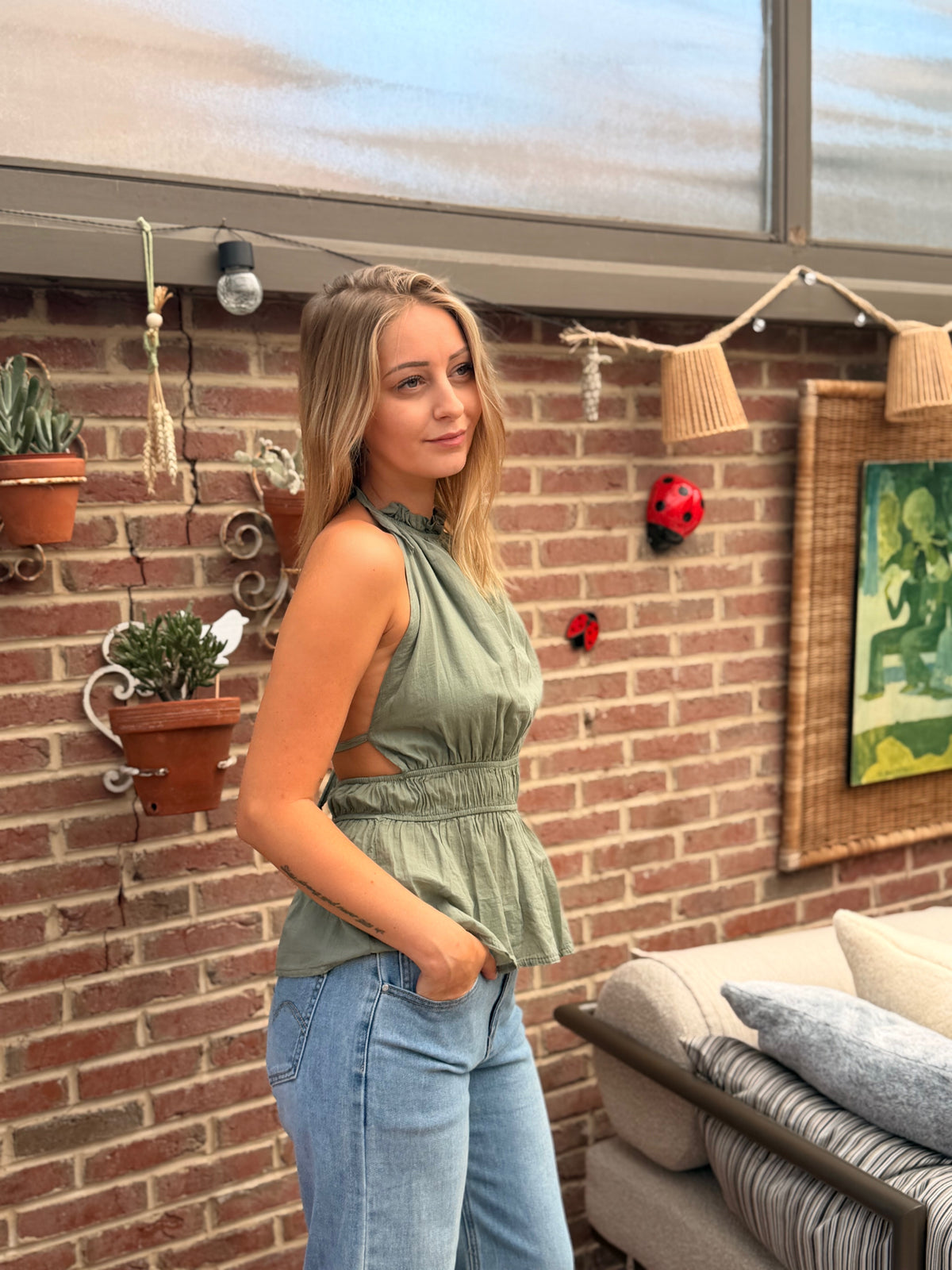 Top dos nu – Style bohème chic